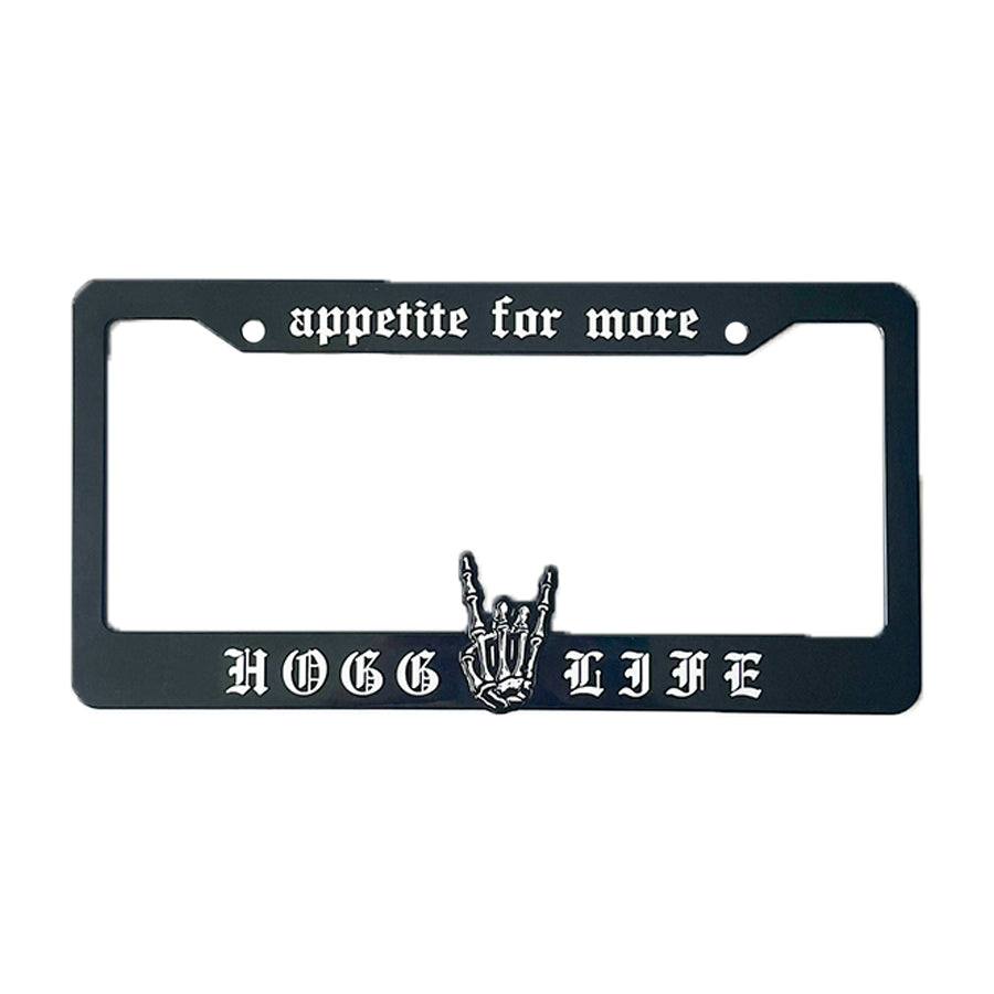 HoggLife "Appetite" Plate Frame - Black/White