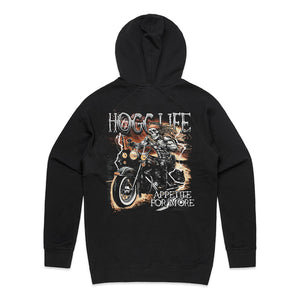 HoggLife "Flames" Hoodie - Black/Multi