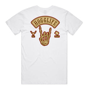 HoggLife "Tre" Tee - White/Wheat/Multi