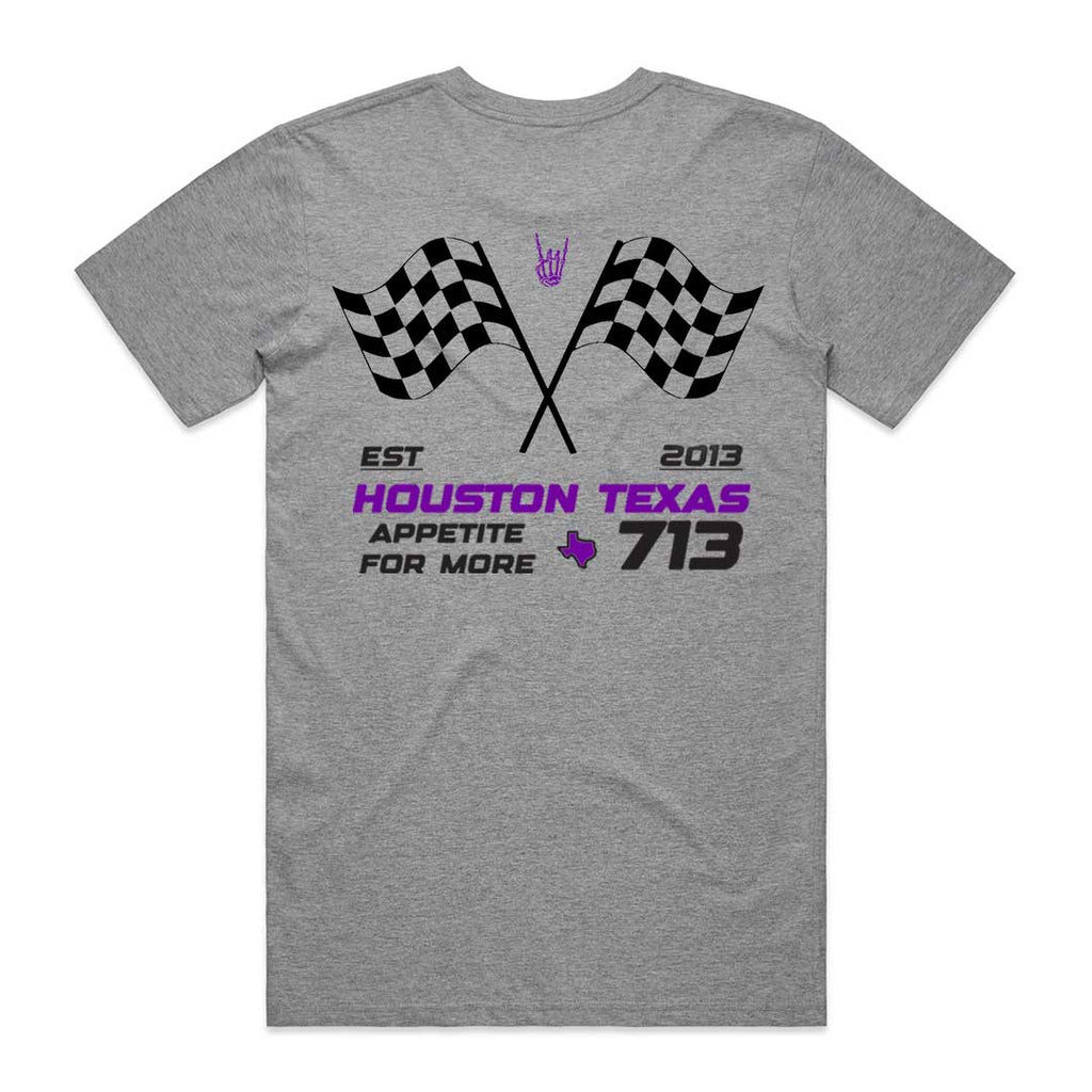 HoggLife "Motor Club" Tee - Heather/Purple