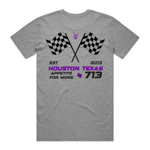 HoggLife "Motor Club" Tee - Heather/Purple