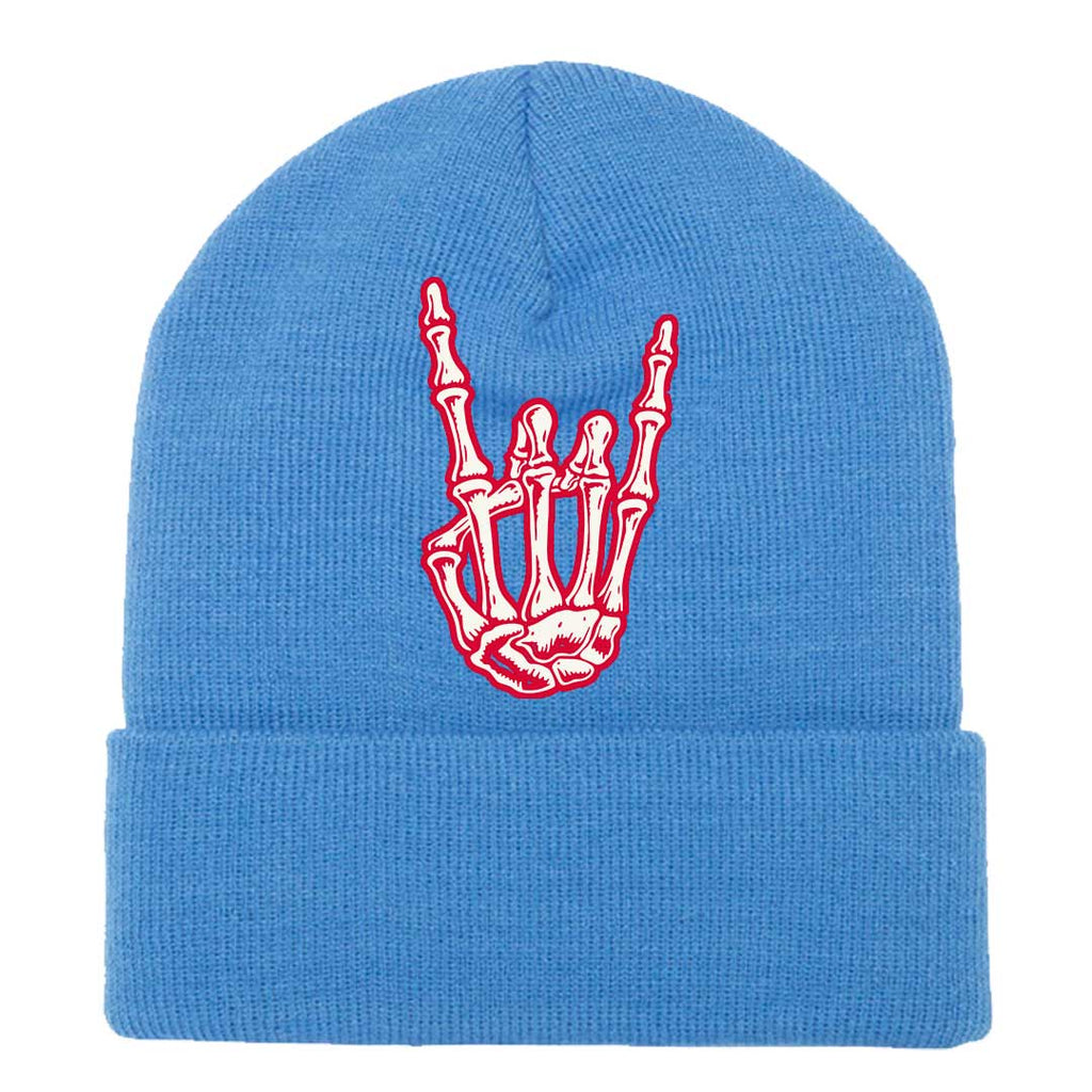 HoggLife "Oversize"  Beanie - Sky Blue/Multi