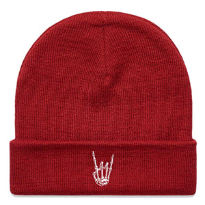 HoggLife Beanie - Red/White