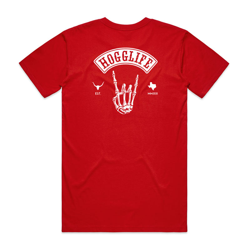 HoggLife Tee - Red/White