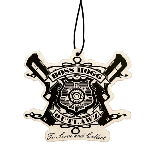 BossHogg Outlawz Air Freshener - Black/White