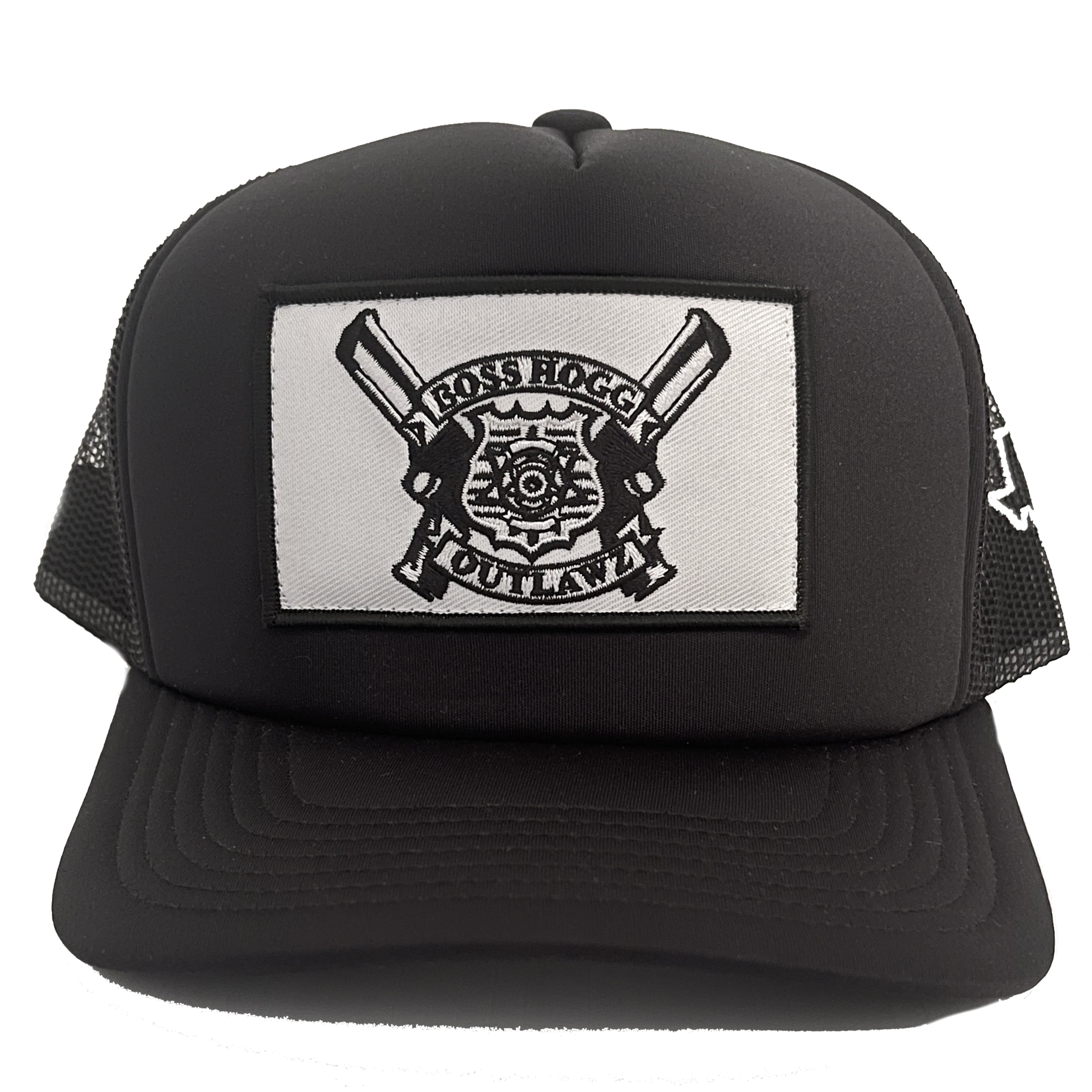 BossHogg Outlawz Trucker Hat - Black/White